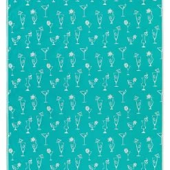 Covington Outdoor Five O'Clock Somewhere Turquoise 56" Fabric -Famous Fabric Store Covington Outdoor Five OClock Somewhere Turquoise 56 Fabric 2