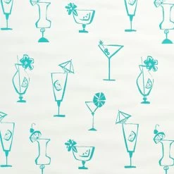 Covington Outdoor Five O'Clock Somewhere Turquoise 56" Fabric -Famous Fabric Store Covington Outdoor Five OClock Somewhere Turquoise 56 Fabric 5