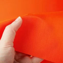 Dacron® Sailcloth 4 Oz. Orange 56" -Famous Fabric Store Dacron Sailcloth 4 oz. Orange 56 3
