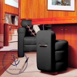 EverSoft™ Indoor/Outdoor Black 54" Vinyl Fabric -Famous Fabric Store EverSoft Indoor Outdoor Black 54 Vinyl Fabric 97