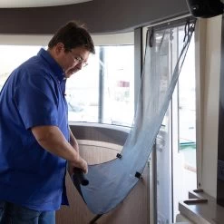 Fiberglass Mesh Charcoal 60" Fabric -Famous Fabric Store Fiberglass Mesh 60 Charcoal No See Um 6