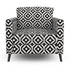 Hilary Farr Outdoor SPF Del Sol Ebony/Ivory 54" Fabric -Famous Fabric Store Hilary Farr Outdoor SPF Del Sol Ebony Ivory 54 Fabric 901