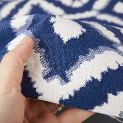 Hilary Farr Outdoor SPF Del Sol Mediterranean Blue 54" Fabric -Famous Fabric Store Hilary Farr Outdoor SPF Del Sol Mediterranean Blue 54 Fabric 4