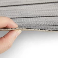 Infinity Luxury Woven Vinyl™ Flooring Shoreline Black 8'6" -Famous Fabric Store Infinity Luxury Woven Vinyl Flooring Shoreline Black 86 4