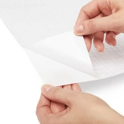 Insignia Adhesive Backed White 54" Fabric -Famous Fabric Store Insignia Adhesive Backed White 54 4