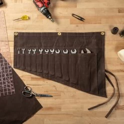 DuraWax™ Light Waxed Canvas Cotton Duck 12 Oz. Brown 57" Fabric -Famous Fabric Store Light Waxed Canvas Cotton Duck 12 oz Brown 57 Fabric 702