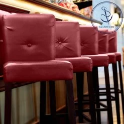 Nauga Soft Tapestry Red 54" Vinyl Fabric -Famous Fabric Store Nauga Soft Vinyl Tapestry Red 54 89