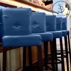 Naugahyde® All American Royal Blue 54" Vinyl Fabric -Famous Fabric Store Naugahyde All American Royal Blue Vinyl AM37 54 89