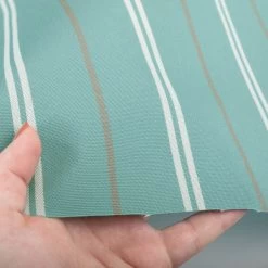 Outdura® Pathway Aqua 54" Upholstery Fabric (12706) -Famous Fabric Store Outdura Pathway Aqua 54 Upholstery Fabric 12706 3