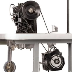 Sailrite® Standard Fabricator® Sewing Machine Package (110V) -Famous Fabric Store Sailrite Fabricator Sewing Machine in Power Stand with Workhorse Servo Motor Kit 13