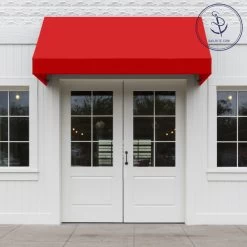 Sunbrella® Marine Grade 4666-0000 Logo Red 46" Fabric -Famous Fabric Store Sunbrella 4666 0000 Logo Red 46 72