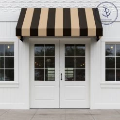 Sunbrella® Awning Stripe 4789-0000 Manhattan Classic 46" Fabric -Famous Fabric Store Sunbrella 4789 0000 Manhattan Classic Awning Stripe 46 72