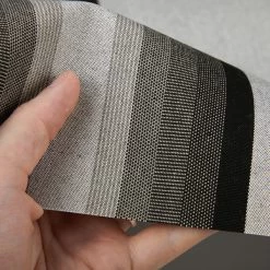 Sunbrella® Awning Stripe 4799-0000 Grey/Black/White 46" Fabric -Famous Fabric Store Sunbrella 4799 0000 Grey Black White Stripe 46 Signature Series Awning Stripe 4