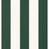 Sunbrella® Awning Stripe 4806-0000 Beaufort Forest Green/Natural 6 Bar 46" Fabric