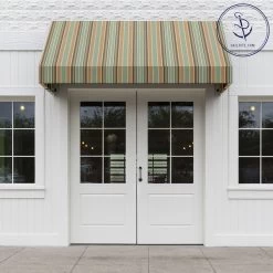 Sunbrella® Awning Stripe 4868-0000 Kiawah Spa 46" Fabric -Famous Fabric Store Sunbrella 4868 0000 Kiawah Spa 46 Awning Stripe Fabric 707