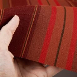 Sunbrella® Awning Stripe 4885-0000 Saxon Chili 46" Fabric -Famous Fabric Store Sunbrella 4885 0000 Saxon Chili 46 Awning Stripe Fabric 4