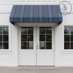 Sunbrella® Awning Stripe 4895-0000 Motive Denim 46" Fabric -Famous Fabric Store Sunbrella 4895 0000 Motive Denim 46 Awning Stripe Fabric 72