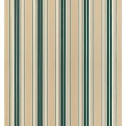 Sunbrella® Awning Stripe 4932-0000 Forest Green/Beige/Natural Fancy 46" Fabric -Famous Fabric Store Sunbrella 4932 0000 Forest Green Beige Natural Fancy Stripe 46 3