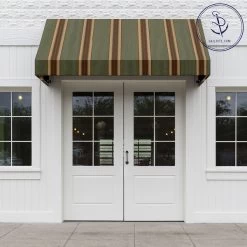 Sunbrella® Awning Stripe 4949-0000 Forest Vintage Bar 46" Fabric -Famous Fabric Store Sunbrella 4949 0000 Forest Vintage Bar Stripe 46 Signature Series Awning Stripe 72