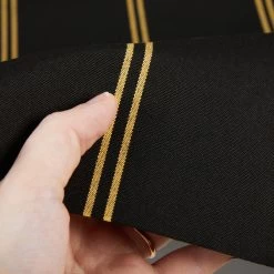 Sunbrella® Awning Stripe 4988-0000 Cooper Black 46" Fabric -Famous Fabric Store Sunbrella 4988 0000 Cooper Black 46 4