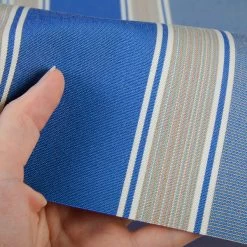 Sunbrella® Awning Stripe 4993-0000 Baycrest Pacific 46" Fabric -Famous Fabric Store Sunbrella 4993 0000 Baycrest Pacific 46 Awning Stripe 4
