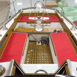 Sunbrella® Marine Grade 6003-0000 Jockey Red 60" Fabric -Famous Fabric Store Sunbrella 6003 0000 Jockey Red 60 60