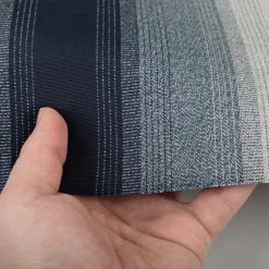 Sunbrella® Awning Stripe 4710-0000 Boone Navy 46" Fabric -Famous Fabric Store Sunbrella Awning Stripe 4710 0000 Boone Navy 46 Fabric 4