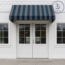 Sunbrella® Awning Stripe 4771-0000 Beaufort Peacock 46" Fabric -Famous Fabric Store Sunbrella Awning Stripe 4771 0000 Beaufort Peacock 46 Fabric 707