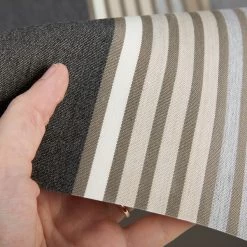 Sunbrella® Awning Stripe 4836-0000 Tillman Shale 46" Fabric -Famous Fabric Store Sunbrella Awning Stripe 4836 0000 Tillman Shale 46 Fabric 4