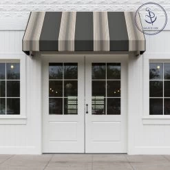 Sunbrella® Awning Stripe 4836-0000 Tillman Shale 46" Fabric -Famous Fabric Store Sunbrella Awning Stripe 4836 0000 Tillman Shale 46 Fabric 72