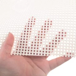 Trampoline Mesh Heavy Duty 24oz White 71" -Famous Fabric Store Trampoline Mesh Heavy Duty 24oz White 71 3